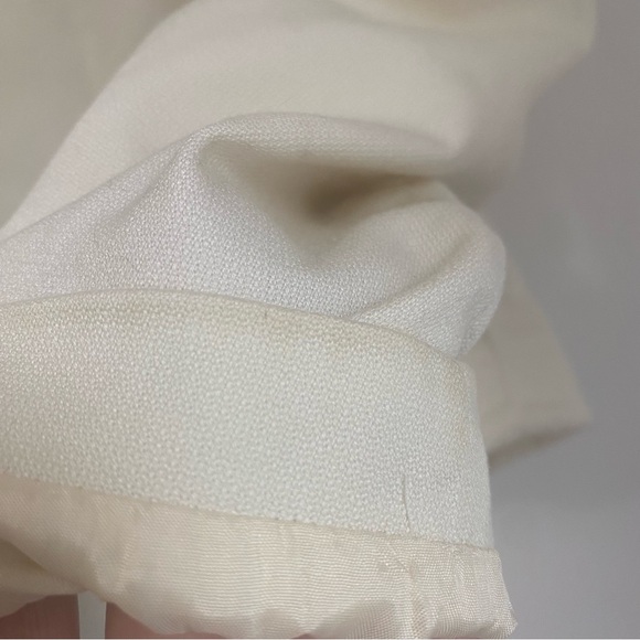 Armani Exchange Vintage Cream Fitted Blazer Jacket - Picture 10 of 12